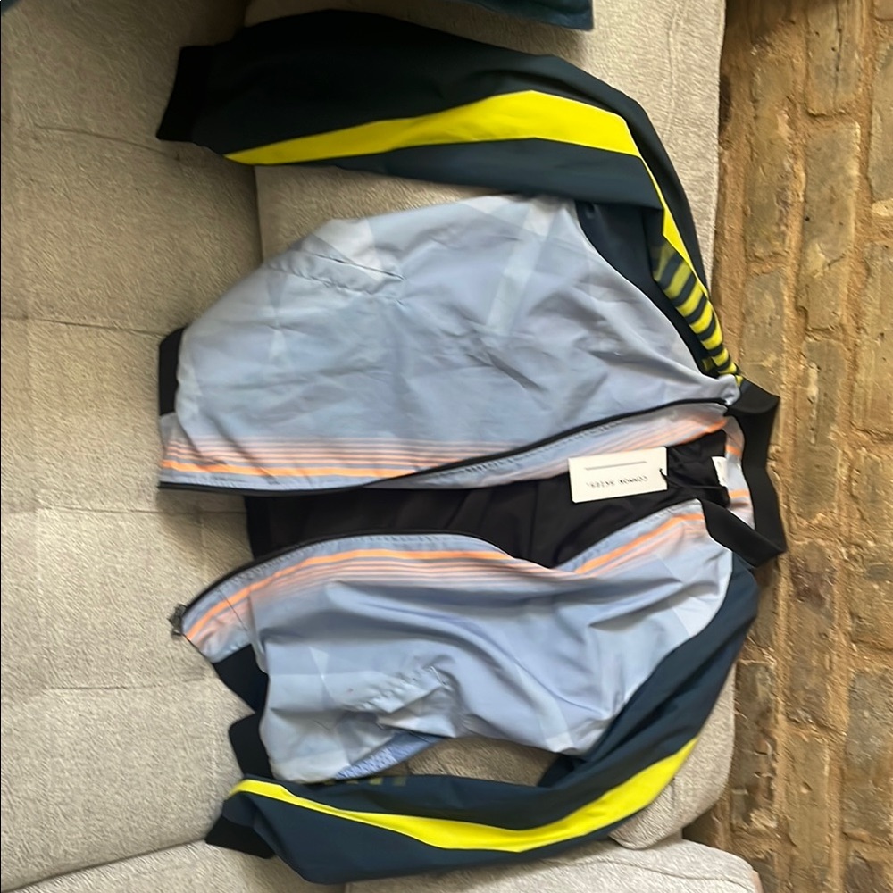 Blue and Yellow Track Jacket